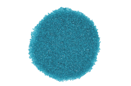Aquamarine - Teal Sugar Crystals 4.2oz Bottle