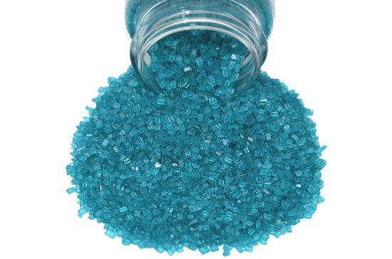 Aquamarine - Teal Sugar Crystals 4.2oz Bottle