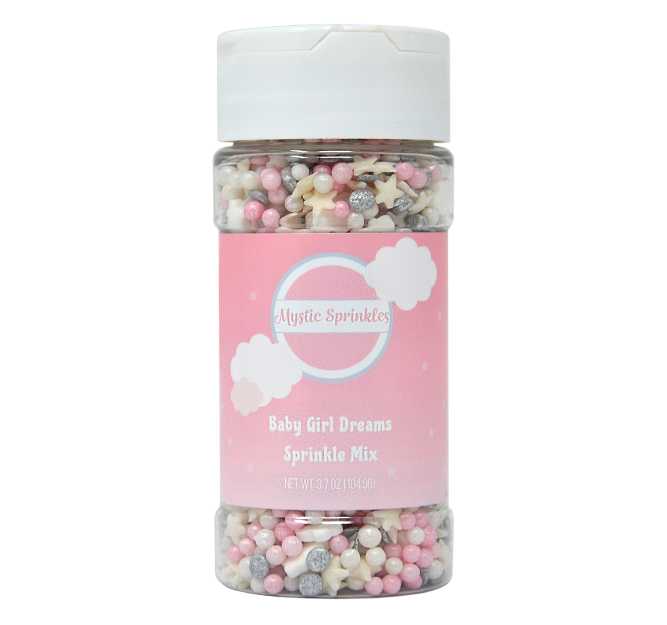 Baby Girl Dreams Sprinkle Mix 3.3oz Bottle