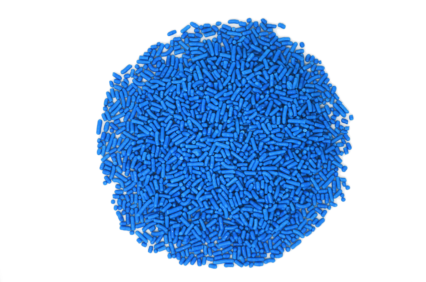 Blue Jimmies sprinkles pile