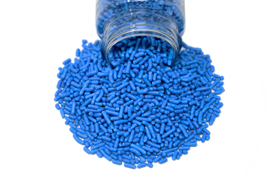 Blue Jimmies pouring