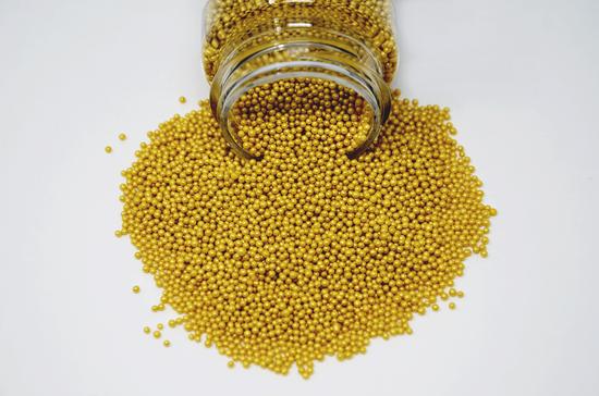 Sparkling Gold Nonpareils 3.8oz Bottle
