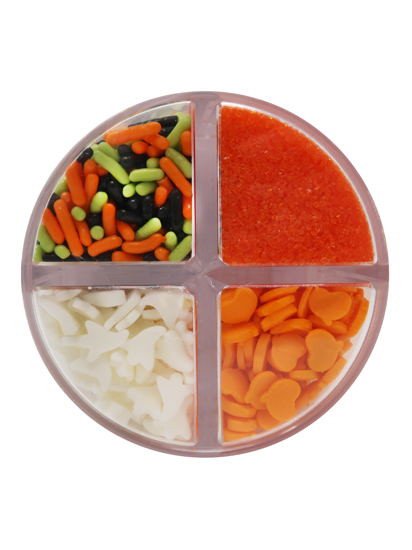 Happy Halloween Sprinkle Mix 5.65oz 4 Cell Bottle