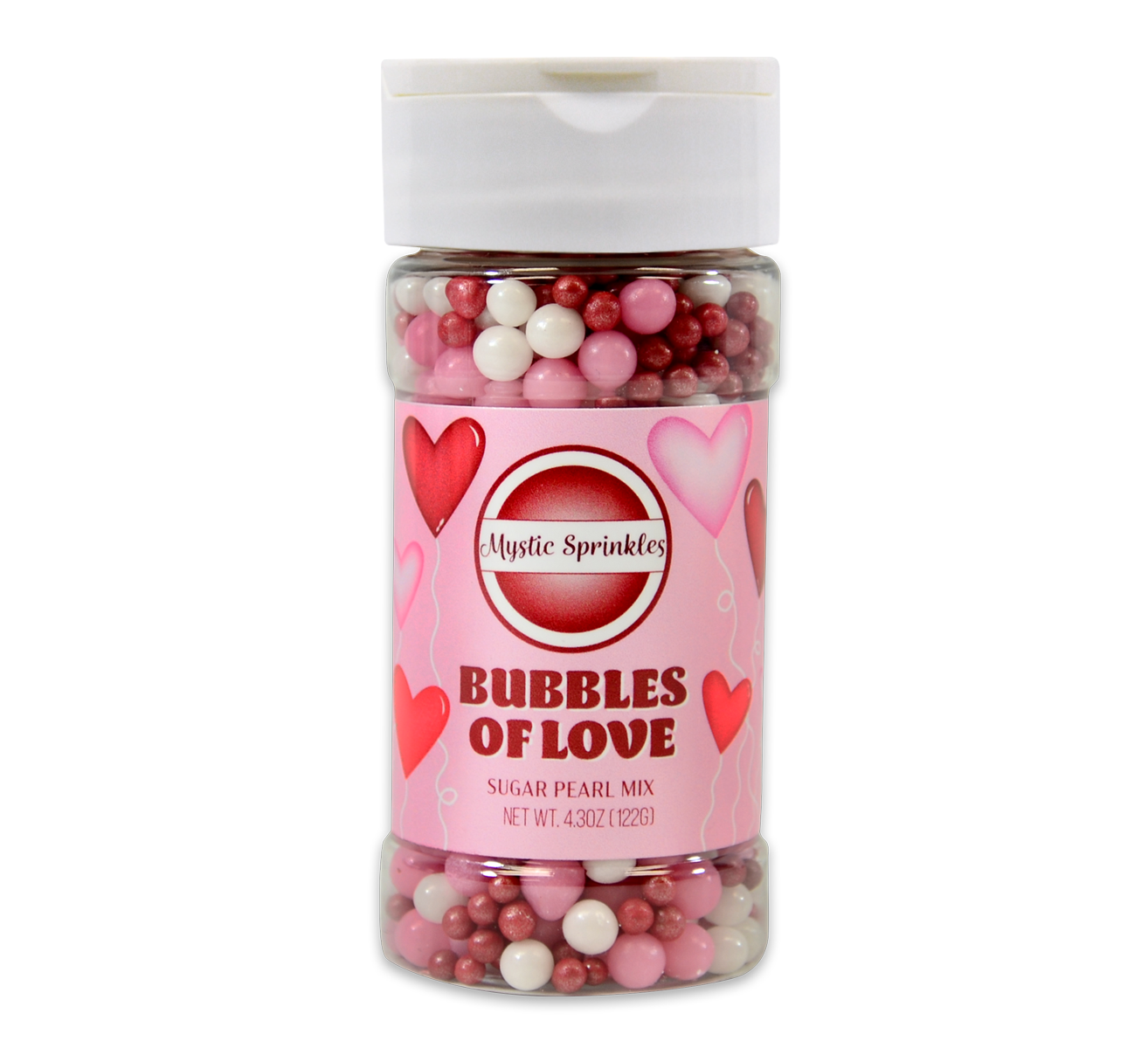 Bubbles of Love Sugar Pearl Mix 4.3oz Bottle