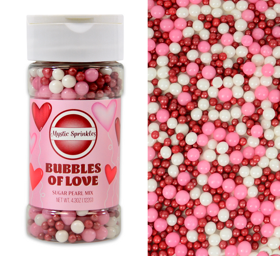 Bubbles of Love Sugar Pearl Mix 4.3oz Bottle
