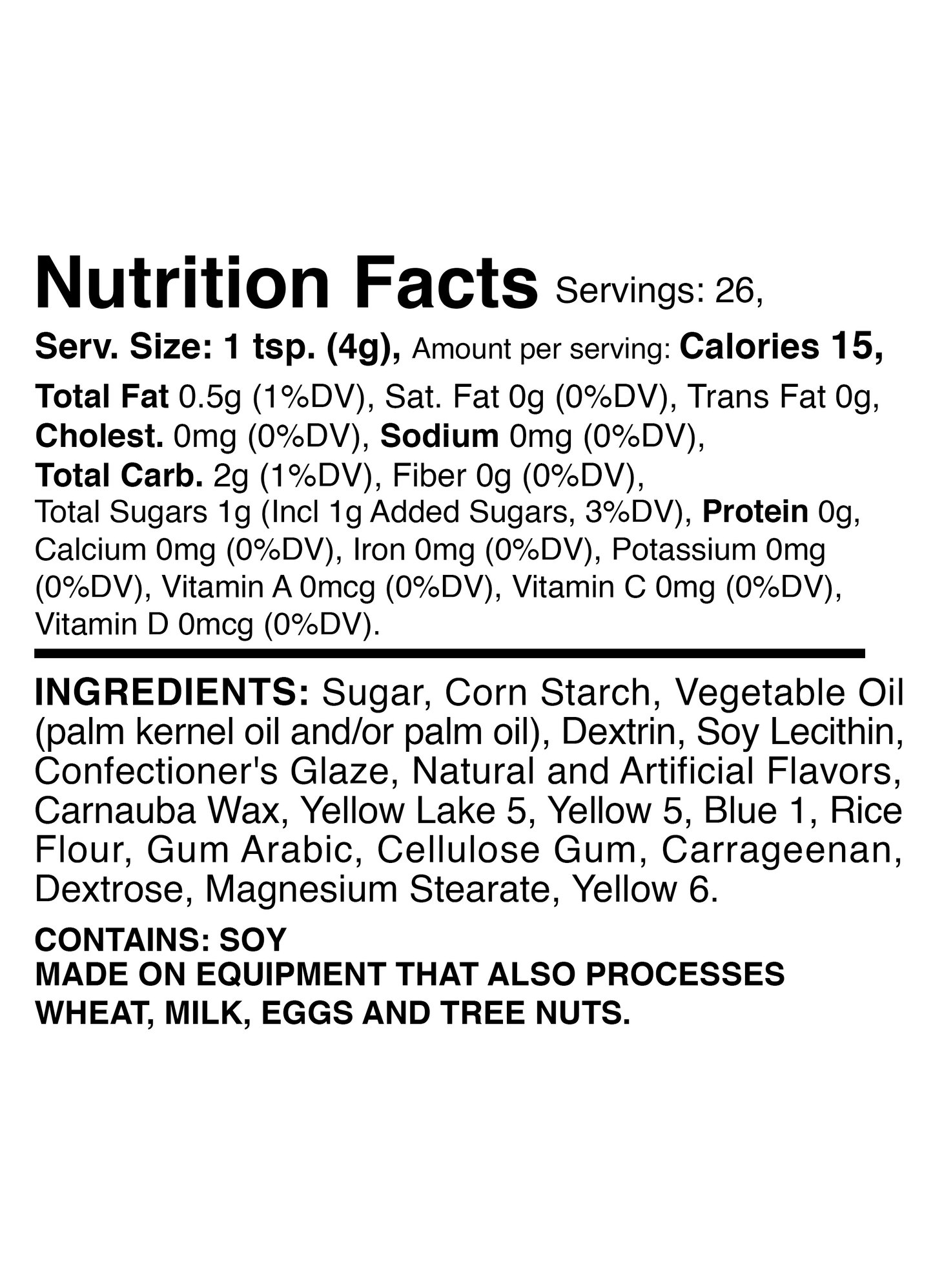 Bunny Fields Sprinkle Mix 3.6oz Bottle