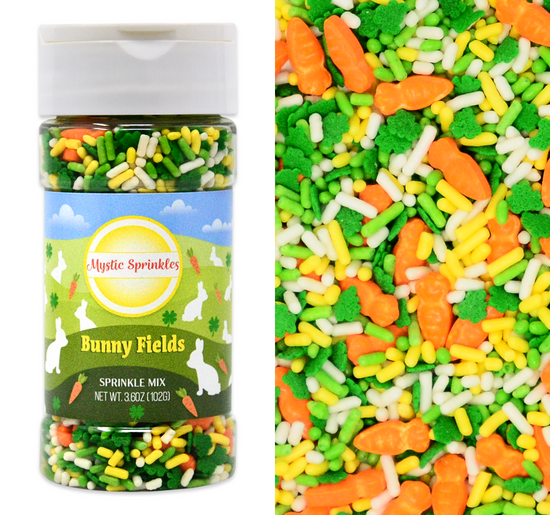 Bunny Fields Sprinkle Mix 3.6oz Bottle