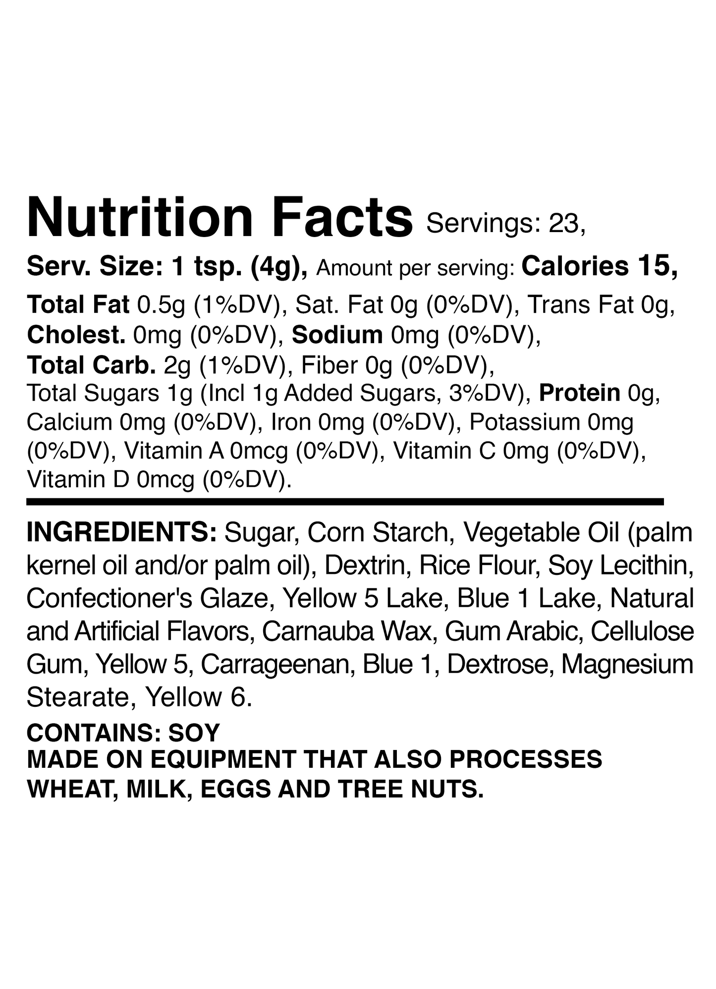 Bunny's Bounty Sprinkle Mix 3.3oz Bottle