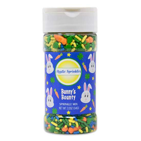 Load image into Gallery viewer, Bunny&amp;#39;s Bounty Sprinkle Mix 3.3oz Bottle
