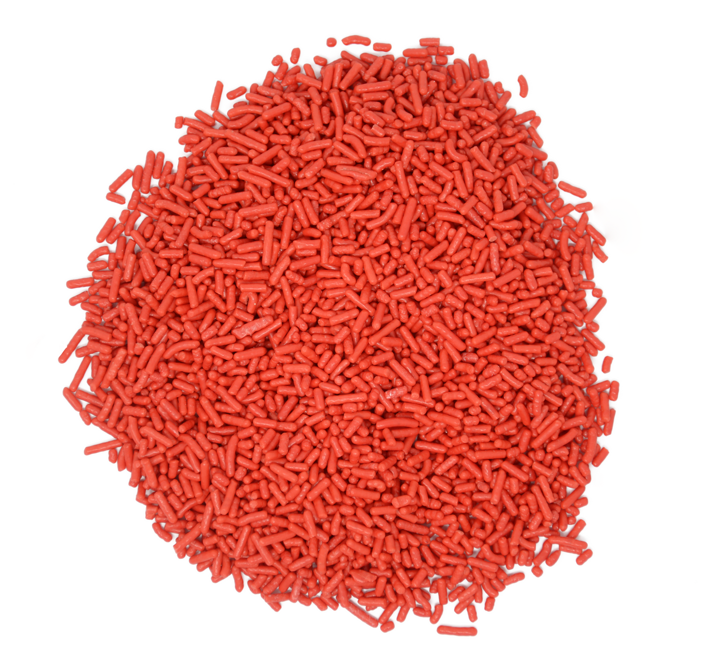 Candy Apple Red Jimmies Sprinkles 3oz Bottle
