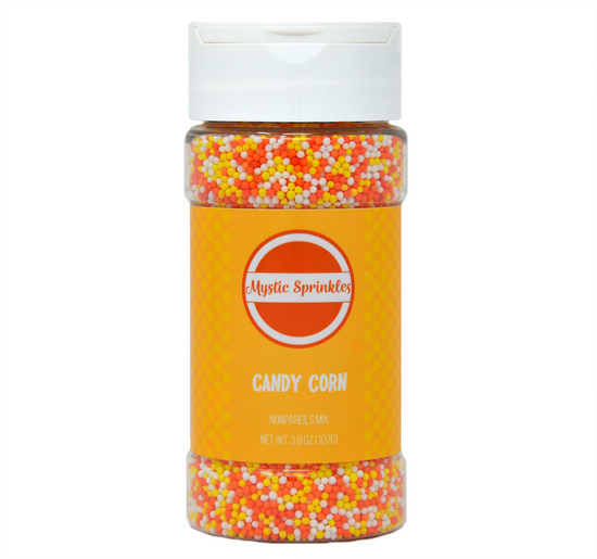 Candy Corn Nonpareils Mix 3.8oz Bottle