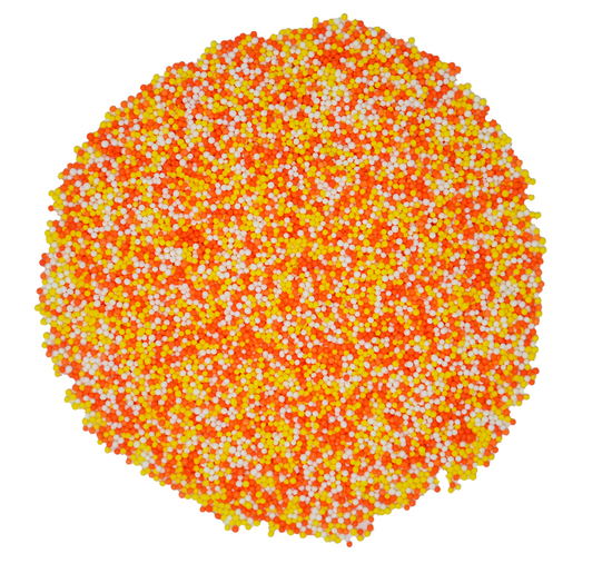 Candy Corn Nonpareils Mix 3.8oz Bottle