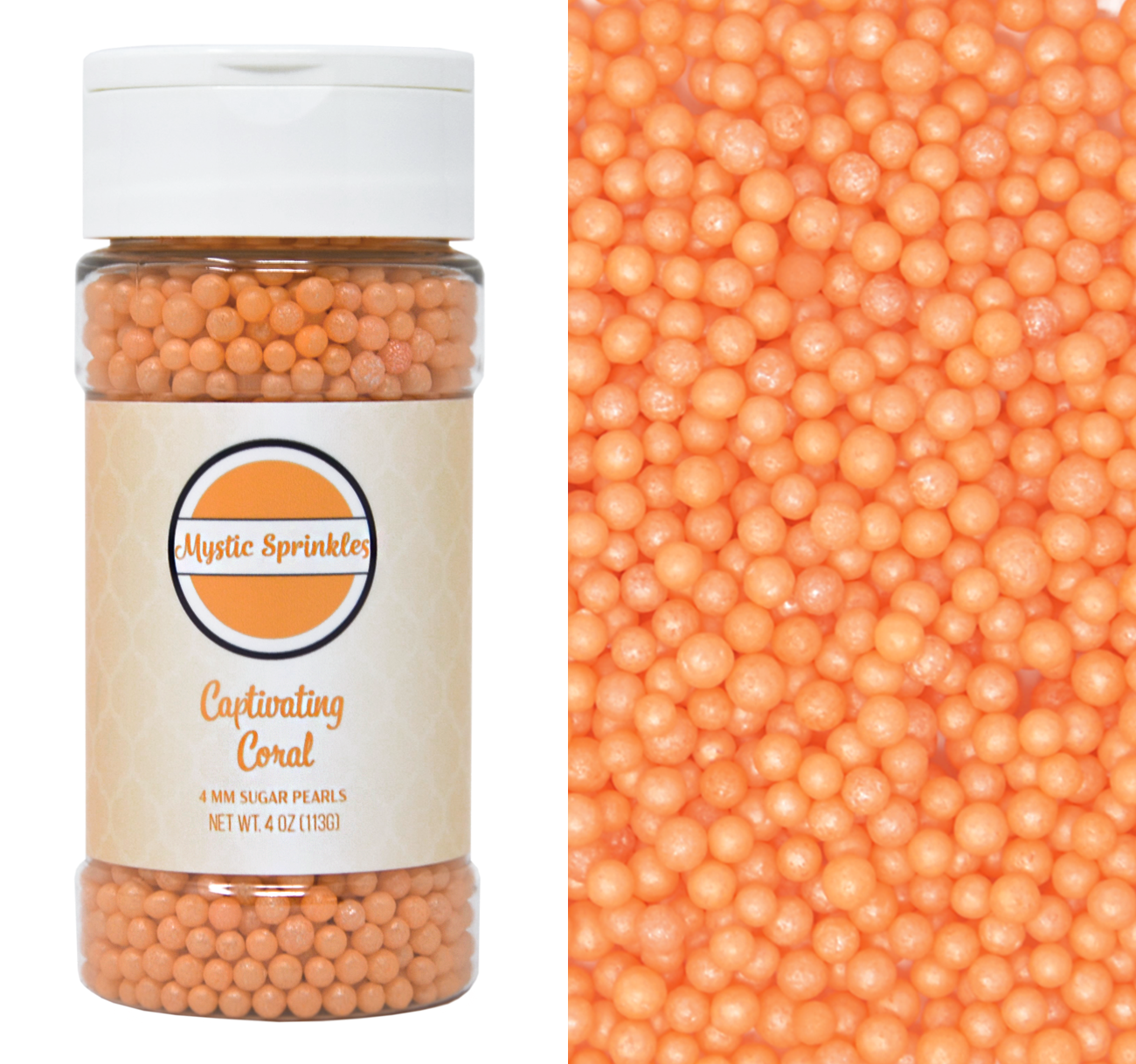 Sugar Pearls 4oz Bottles