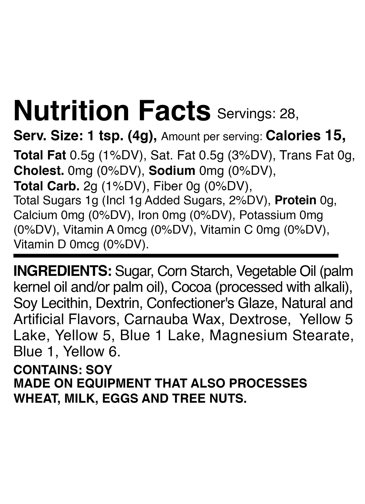 Carrot Patch Sprinkle Mix 3.9oz Bottle