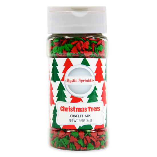 Load image into Gallery viewer, Christmas Trees Confetti Mix 2.6oz Bottle
