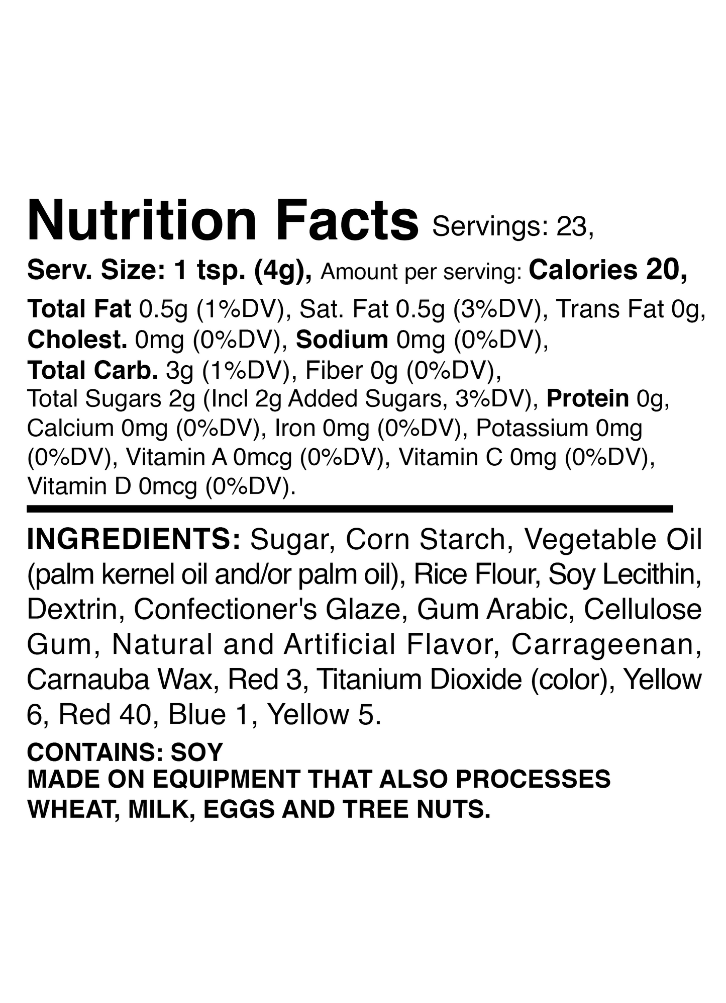 Cozy Cottontail Sprinkle Mix 3.3oz Bottle