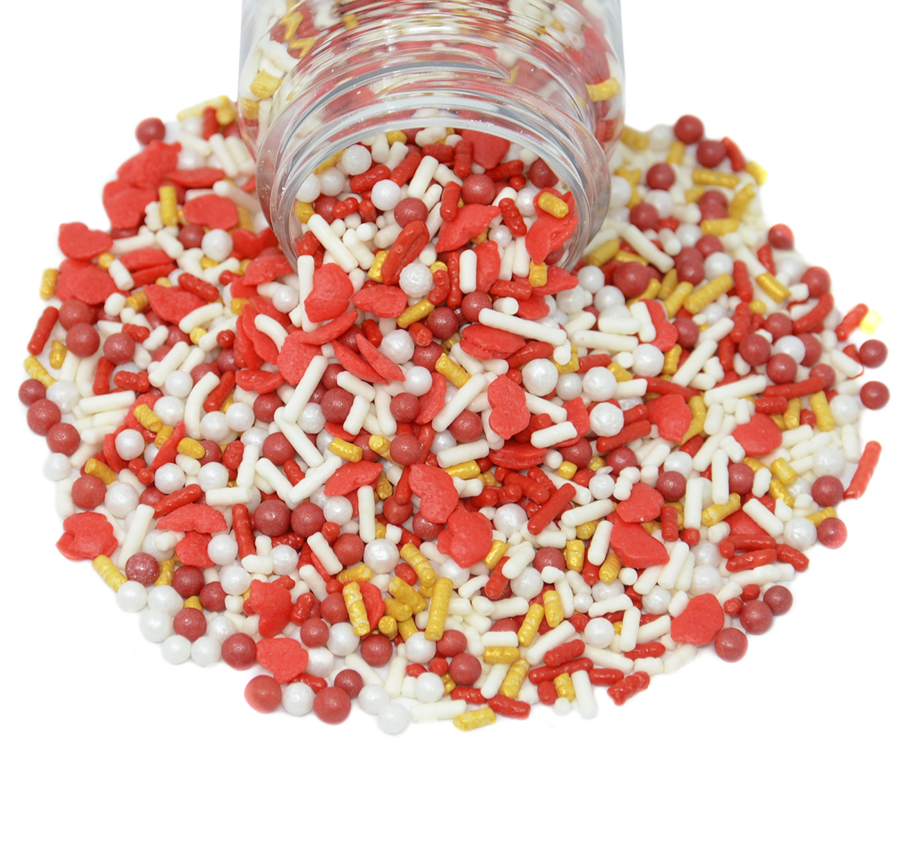 Cupid's Kiss Gold Sprinkle Mix 3.3oz Bottle