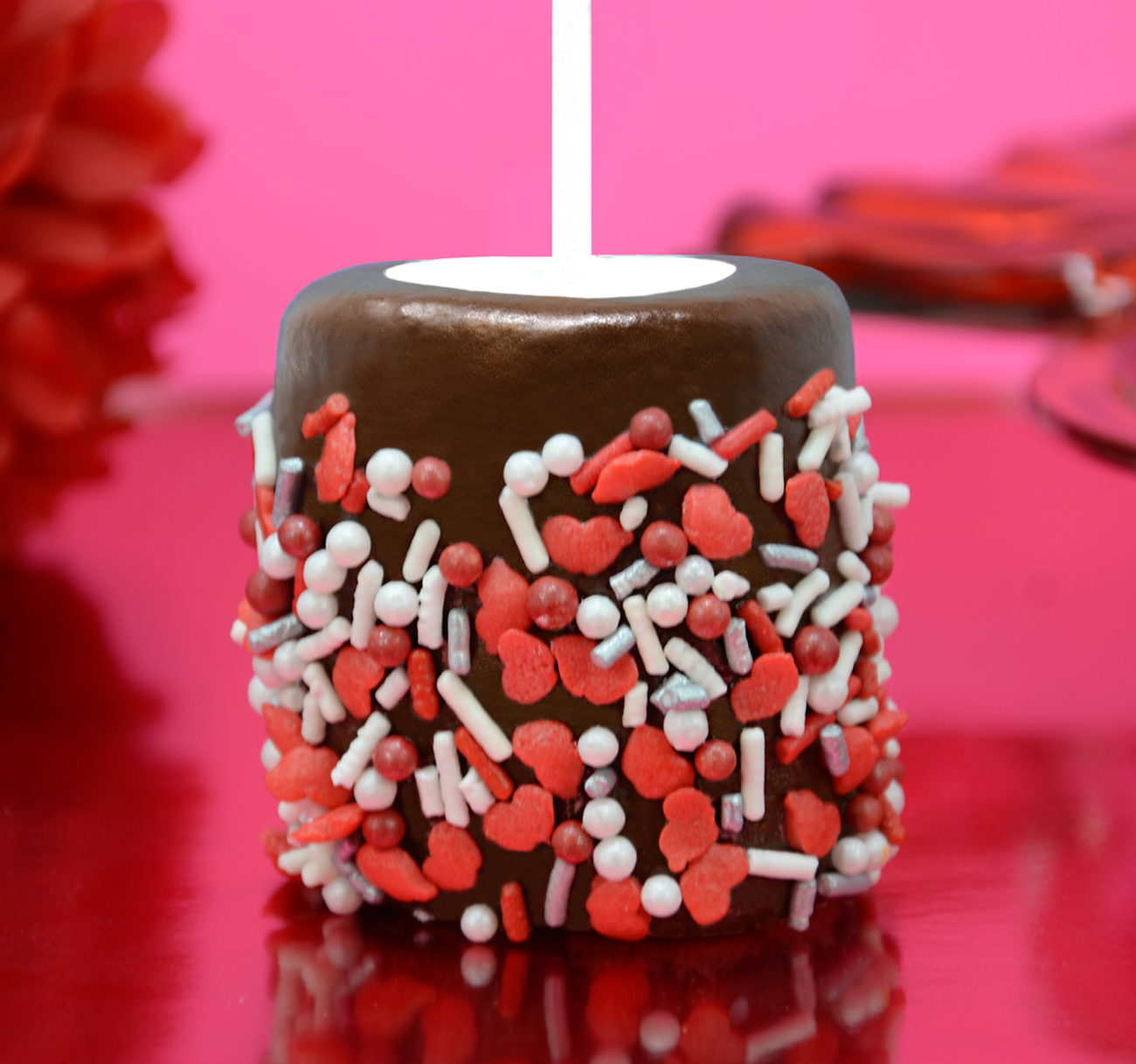 Cupid's Kiss Silver Sprinkle Mix 3.3oz Bottle