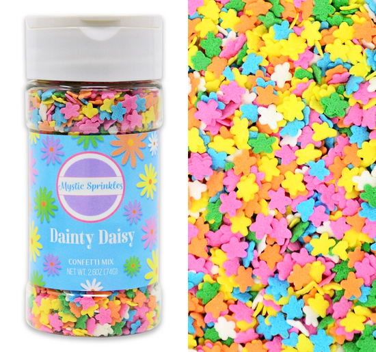 Dainty Daisy Confetti Mix 2.6oz Bottle