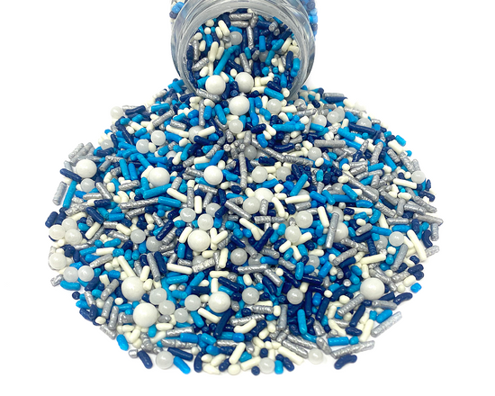 Load image into Gallery viewer, Deep Blue Sea Sprinkle Mix 3.6oz
