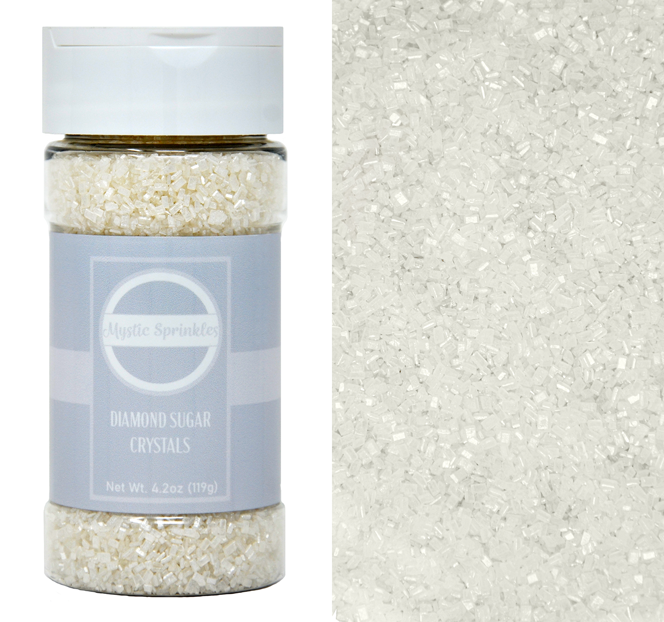 Diamond - White Sugar Crystals 4.2oz Bottle