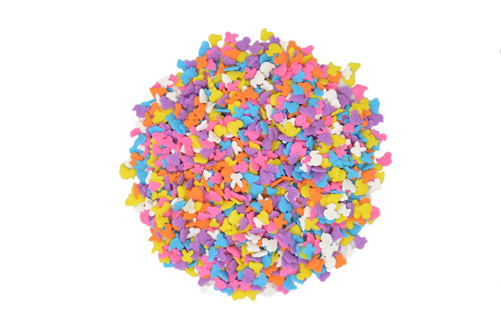 Ducks, Chicks & Bunnies, Oh My! Easter Confetti Sprinkle Mix 2.6oz Bottle