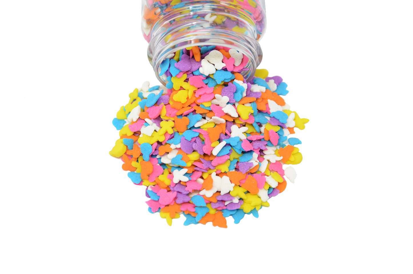 Ducks, Chicks & Bunnies, Oh My! Easter Confetti Sprinkle Mix 2.6oz Bottle
