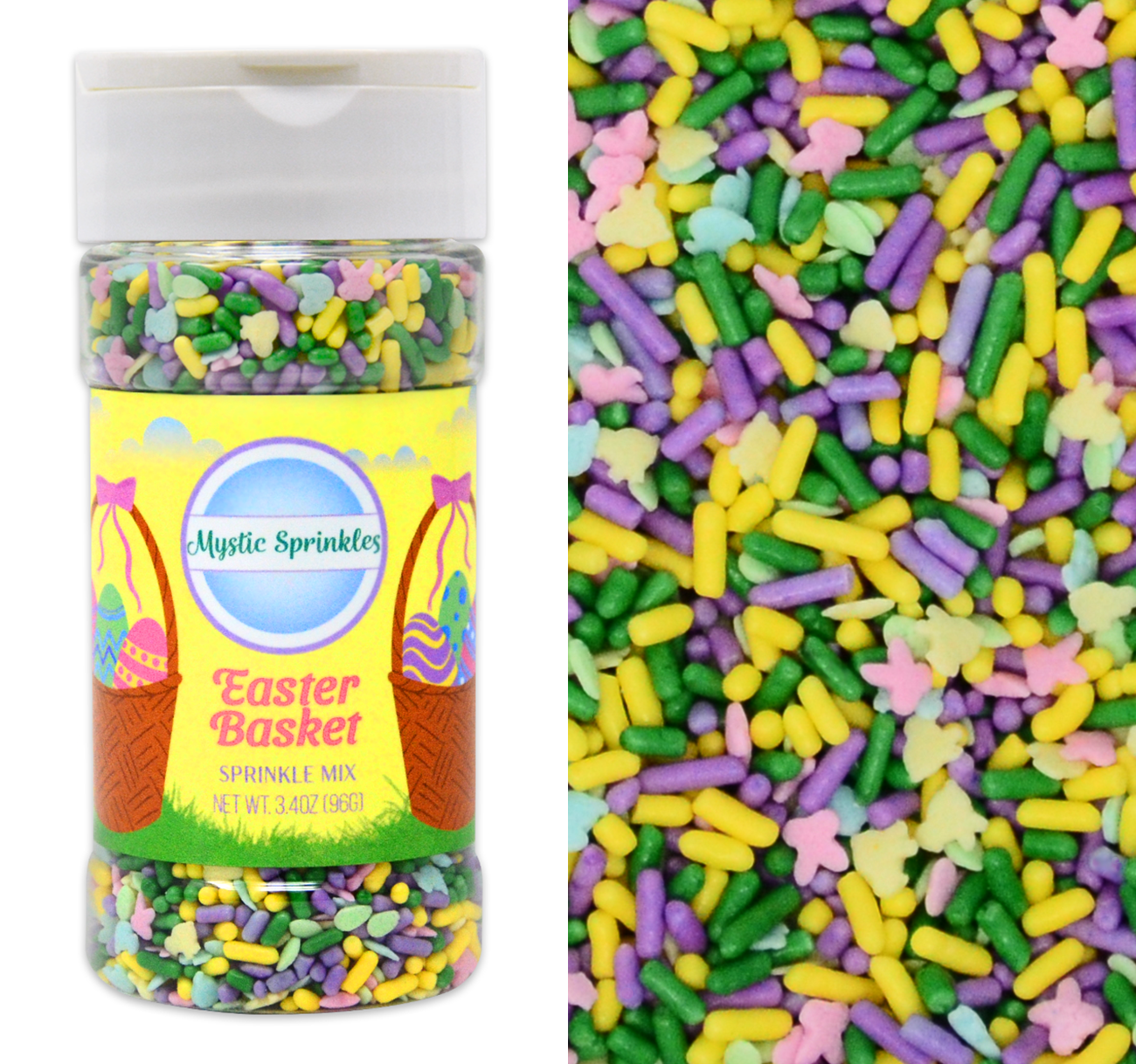 Easter Basket Sprinkle Mix 3.4oz Bottle