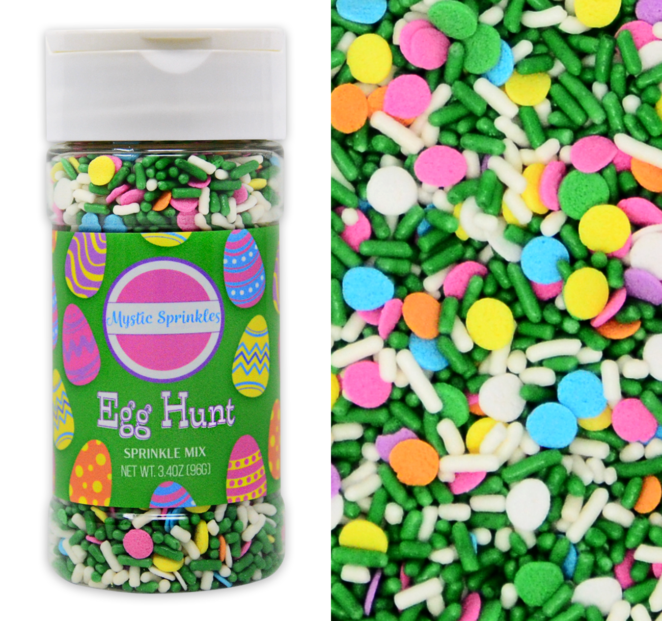 Egg Hunt Sprinkle Mix 3.4oz Bottle
