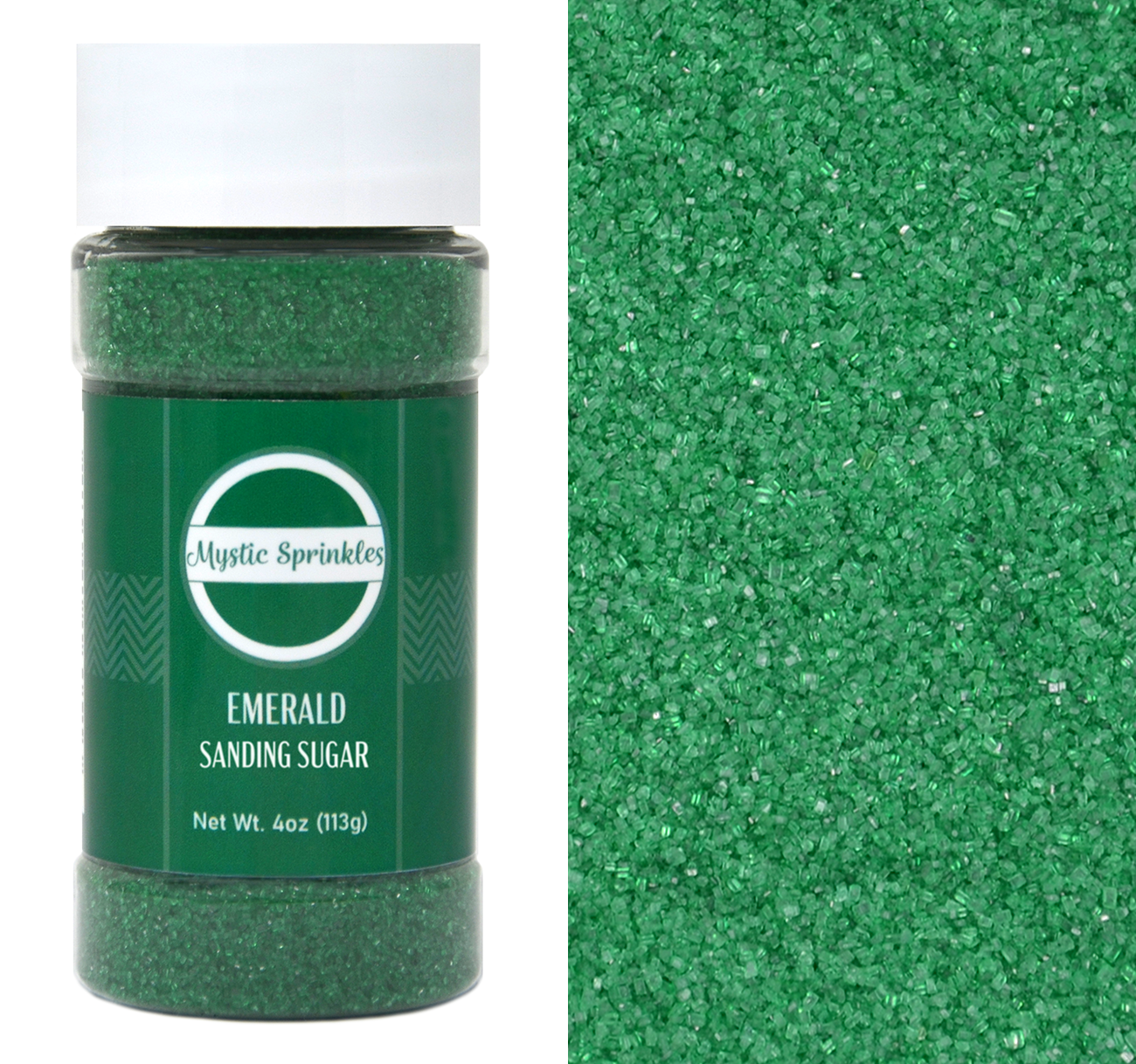 Emerald - Green Sanding Sugar 4oz
