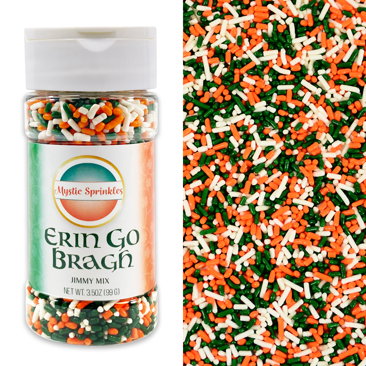 Erin Go Bragh St. Patrick's Day Jimmy Sprinkle Mix 3.5oz Bottle