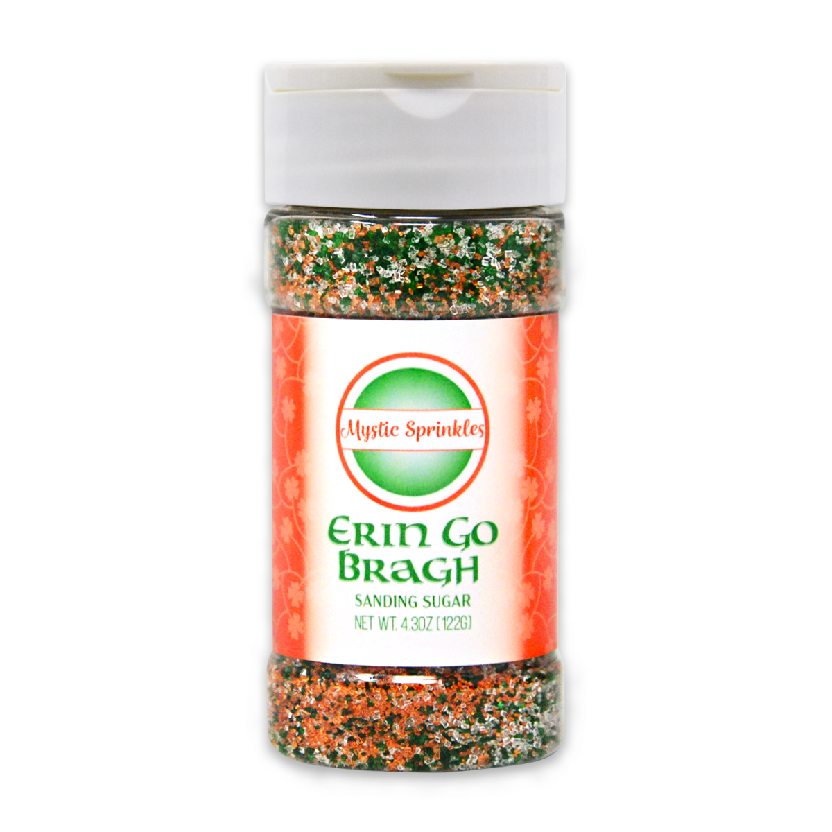 Erin Go Bragh St. Patrick's Day Sanding Sugar 4.3oz Bottle