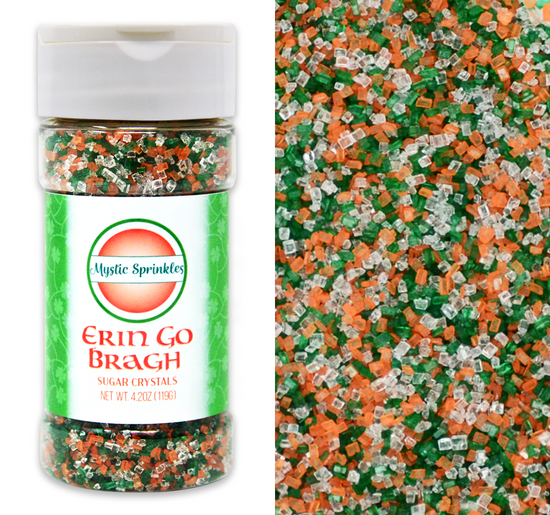Erin Go Bragh St. Patrick's Day Sugar Crystals 4.2oz Bottle