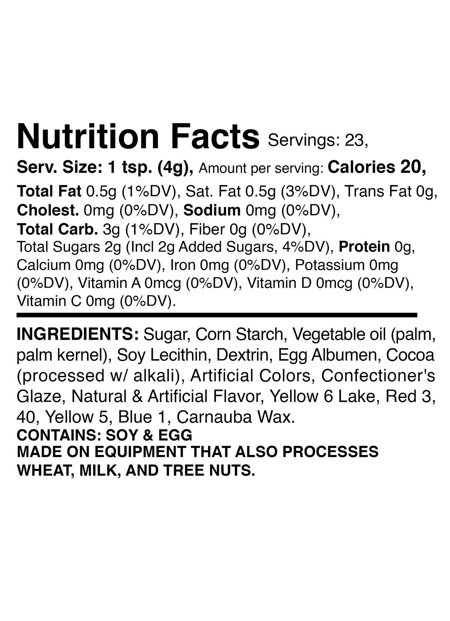 Eye of Newt Sprinkle Mix 4oz Bottle