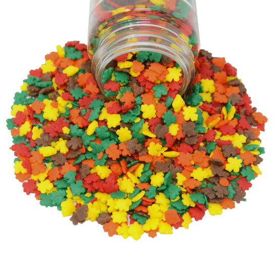 Fabulous Fall Leaves Confetti Mix 2.7oz Bottle