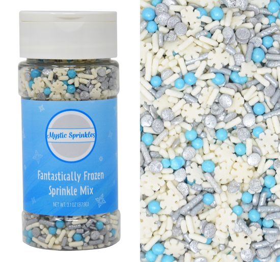 Load image into Gallery viewer, Fantastically Frozen Sprinkle Mix 3.8oz Bottle
