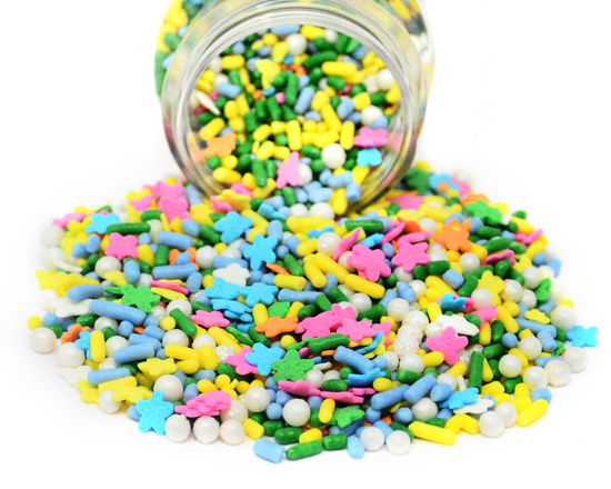 Flower Power Sprinkle Mix 3.5oz Bottle