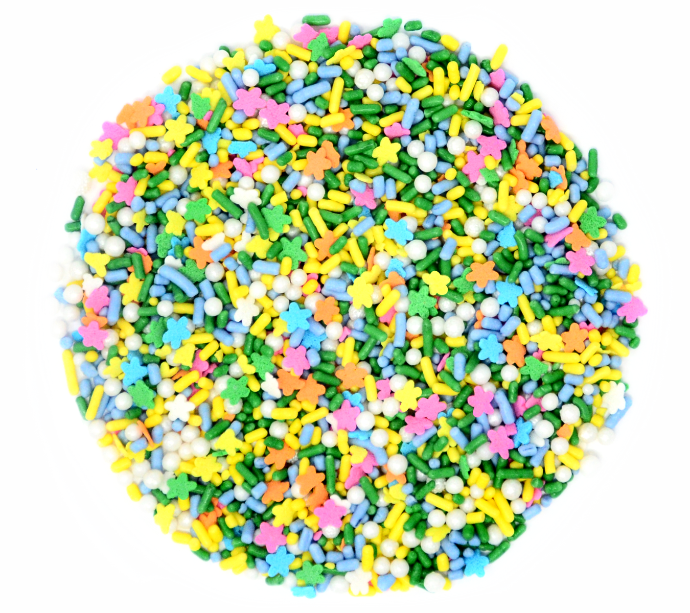 Mystic Sprinkles Flower Power Sprinkle Mix 3.5 oz Bottle, Size: 1.75 x 1.75 x 4.25, Blue