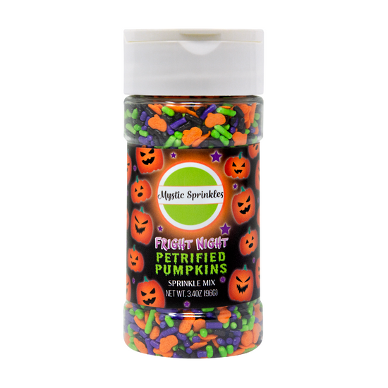 Load image into Gallery viewer, Fright Night Petrified Pumpkins Sprinkle Mix 3.4oz
