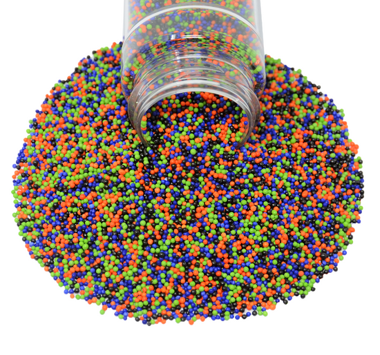 Load image into Gallery viewer, Fright Night Nonpareils Mix 3.8oz Bottle
