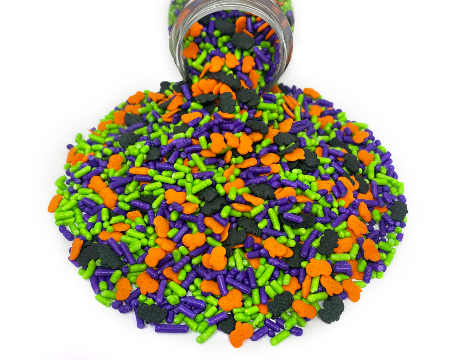 Fright Night Pumpkins & Bats Sprinkle Mix 3.3oz