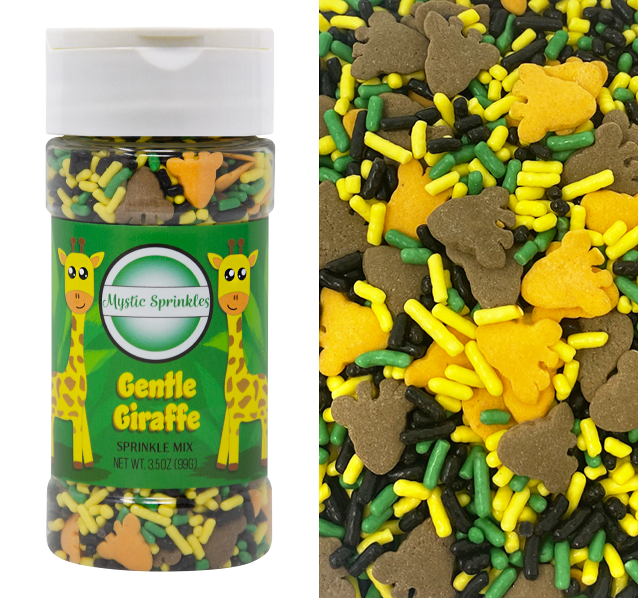 Load image into Gallery viewer, Gentle Giraffe Sprinkle Mix 3.5oz
