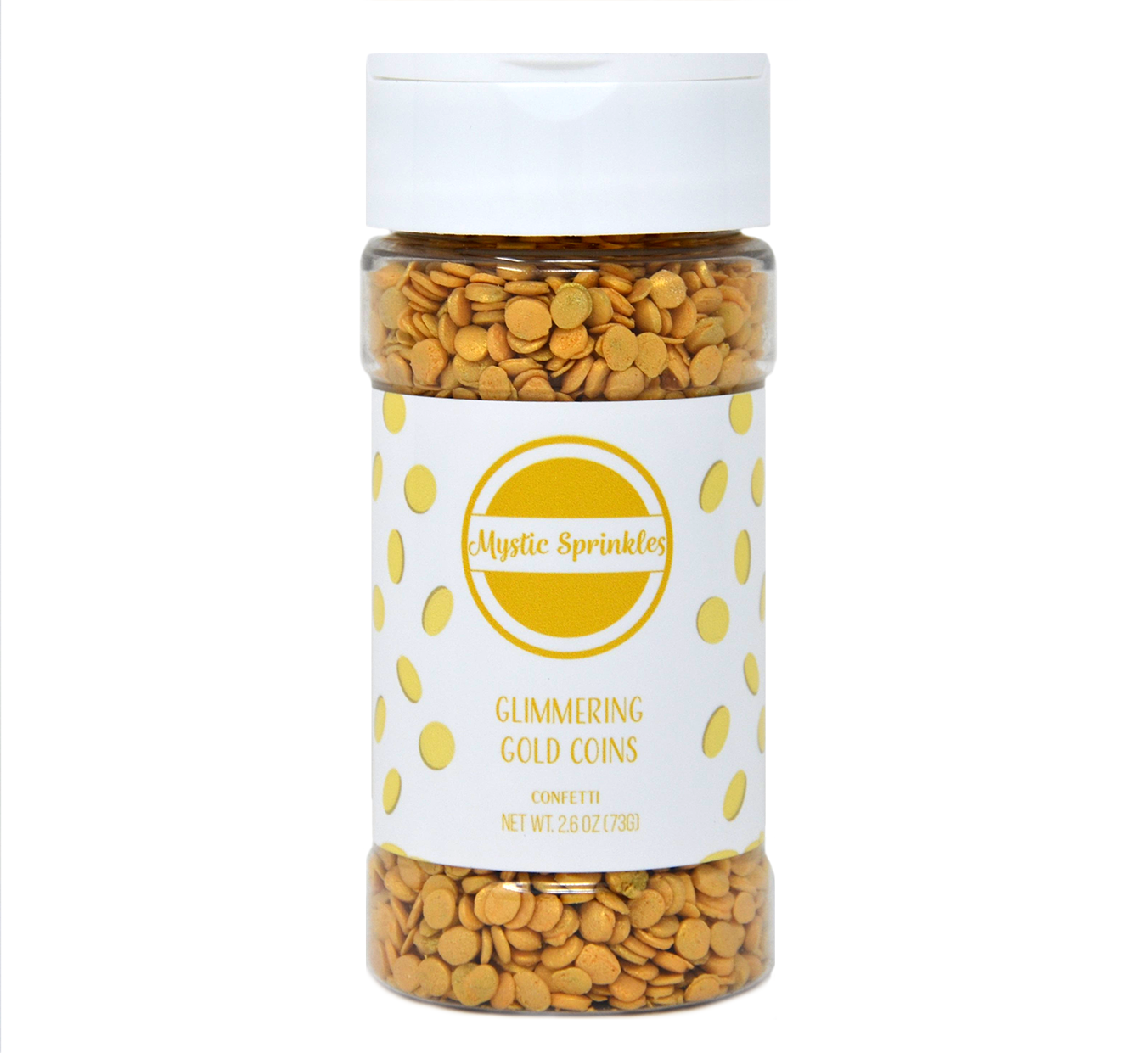 Glimmering Gold Coins Confetti 2.6oz Bottle