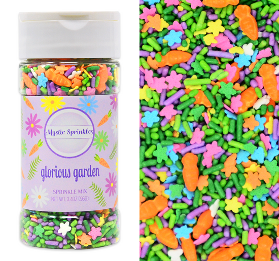 Glorious Garden Sprinkle Mix 3.4oz Bottle
