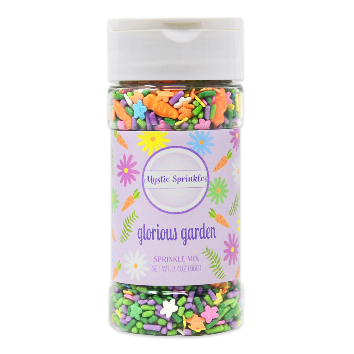 Glorious Garden Sprinkle Mix 3.4oz Bottle