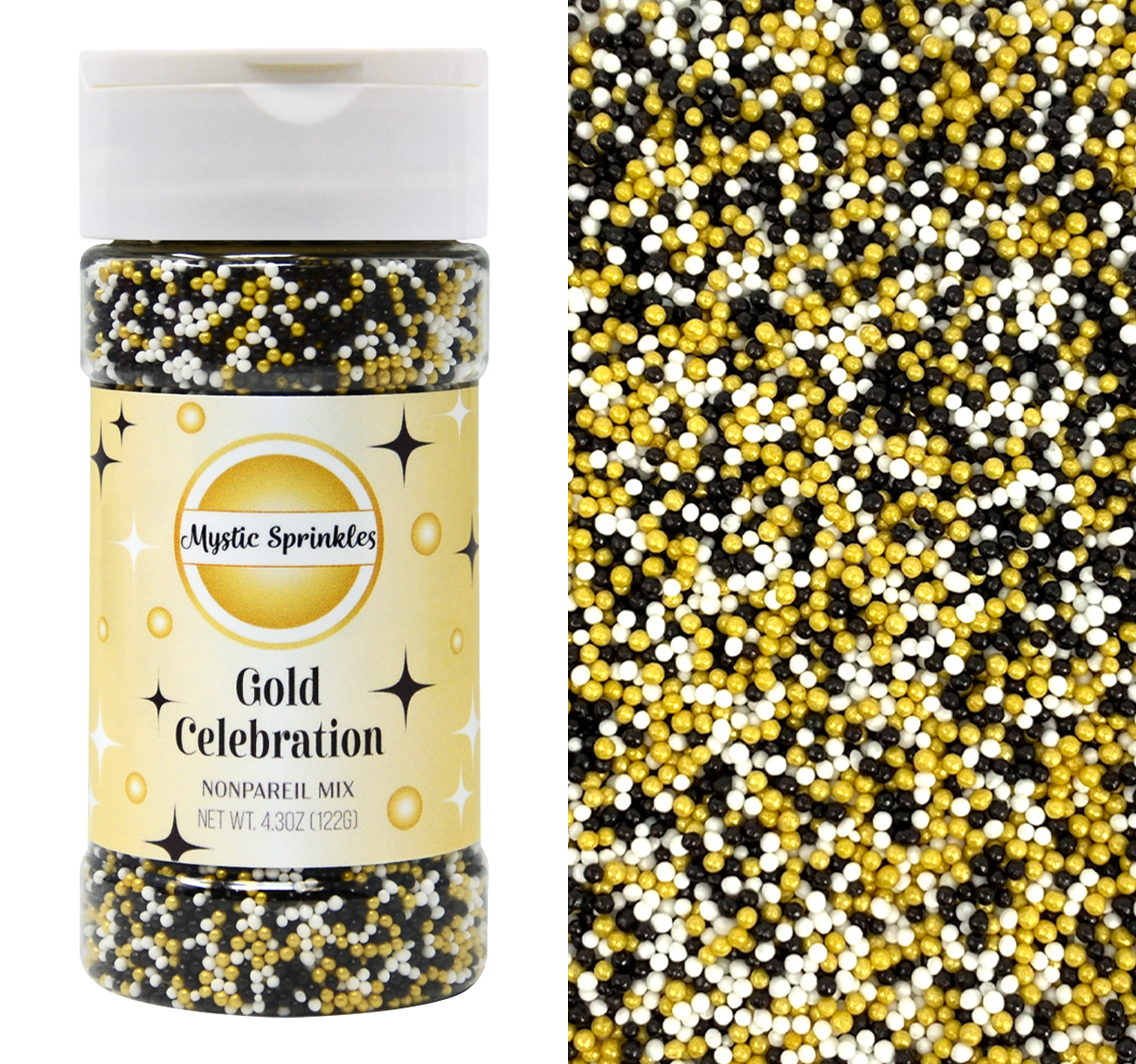 Metallic Gold Mix Sprinkles – Iced Jems Shop