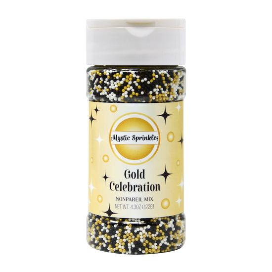 Gold Celebration Nonpareil Mix 4.3oz