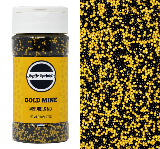 Gold Mine Nonpareils Mix 3.8oz Bottle