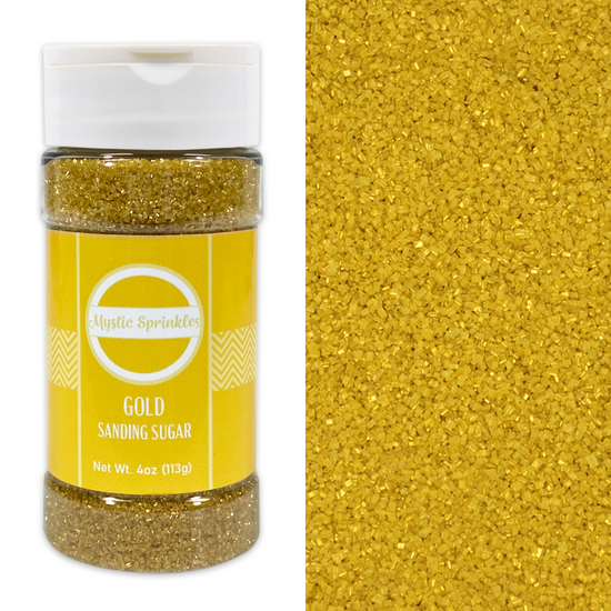 Gold Sanding Sugar 4oz