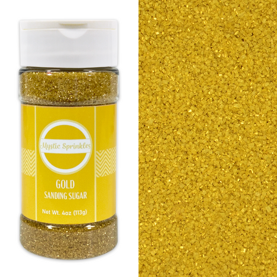 Load image into Gallery viewer, Gold Sanding Sugar 4oz
